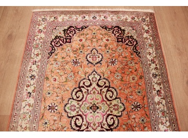 Persian carpet Ghom pure silk rug 120x80 cm