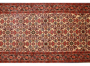 Perser Teppich Bidjar Läufer mit Seide 200x77 cm