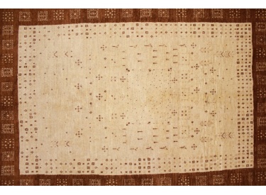 Persian carpet Loribaf pure wool 174x125 cm Light Beige