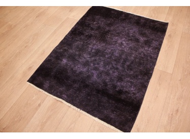 Modern carpet Vintage used look overdyed 122x90 cm