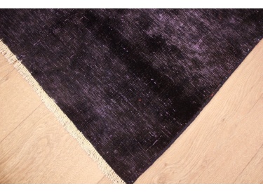 Vintage Teppich moderner Orientteppich Lila 122x90 cm