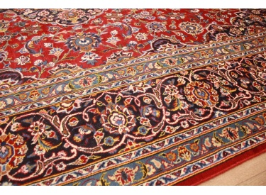 Persian carpet Kashan virgin wool 335x228 Red