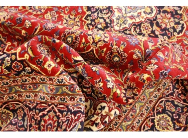 Persian carpet Kashan virgin wool 357x248 cm Red