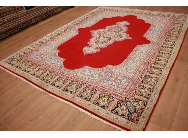 Perser Teppich Kerman Wollteppich 355x260 cm Rot