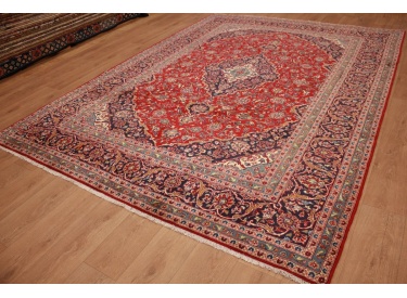 Persian carpet Kashan virgin wool 339x245 Red