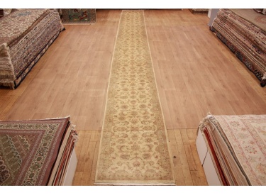 Persian carpet Mashhad wool carpet 307x87 cm Runner