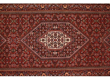 Persian carpet  Bidjar Runner very stable 276x73 cm