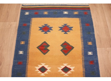 STOCK SALE Kelim runner oriental carpet modern 292x78 cm