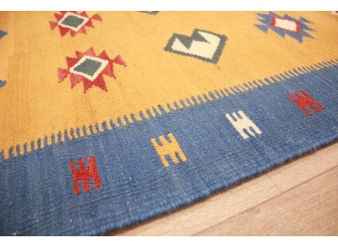 STOCK SALE Kelim runner oriental carpet modern 292x78 cm