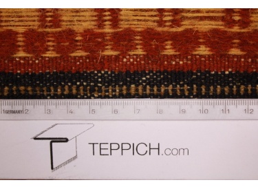 Persian carpet Kelim pure wool 379x79 cm Runner