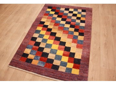 Nomadic Persian carpet Gabbeh wool 172x117 cm