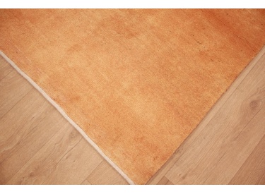 Nomadic Persian carpet Gabbeh wool 151x95 cm Orange