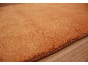 Nomadic Persian carpet Gabbeh wool 151x95 cm Orange