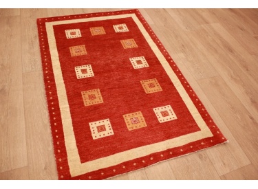 Nomadic Persian carpet Loribaft 126x80 cm Red