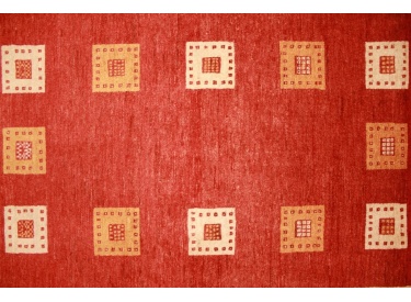 Nomadic Persian carpet Loribaft 126x80 cm Red
