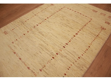 Nomadic persian carpet Loribaft Beige 159x100 cm