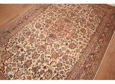 Orientteppich Kaschmir Seidenteppich 124x78 cm Beige