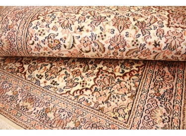 Oriental carpet Kashmir Silk 124x78 cm Beige