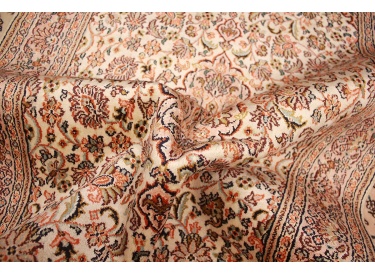 Oriental carpet Kashmir Silk 124x78 cm Beige