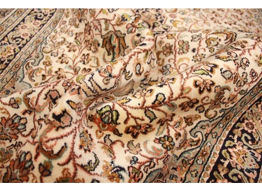 Kaschmir Seide Orientteppich Seidenteppich 150x95 cm Beige