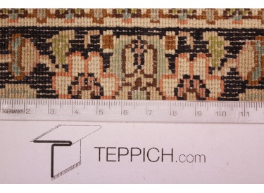 Oriental carpet Kashmir Silk 150x95 cm Beige