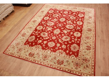 Oriental carpet "Ziegler" virgin wool 365x277 cm Red