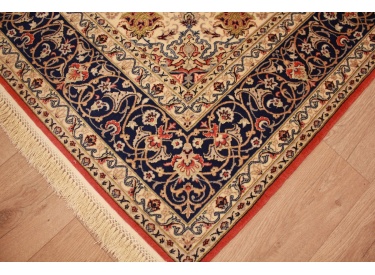 Perserteppich Isfahan mit Seide 235x153 cm