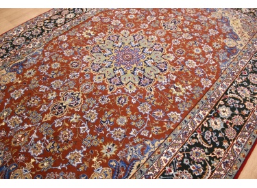 Persian carpet Isfahan with Silk 238x140 cm