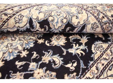 Persian carpet "Nain"  with Silk 245x170 cm