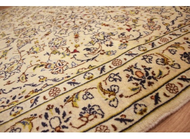 Persian carpet "Kashan" virgin wool 148x104 cm Beige