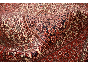 Perserteppich Bidjar Orient Teppich 206x140 cm Rot