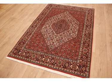Persian carpet Bidjar oriental rug 206x140 cm Red
