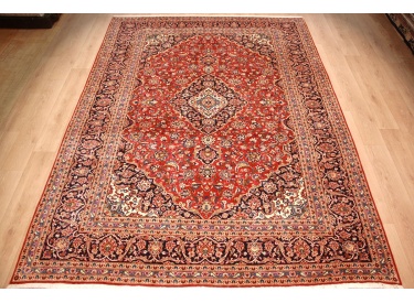Persian carpet Kashan virgin wool 345x248 Red