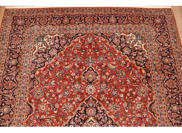 Persian carpet Kashan virgin wool 345x248 Red