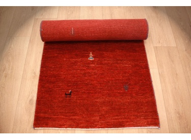 Perser Teppich Gabbeh reiner wollteppich 192x79 cm