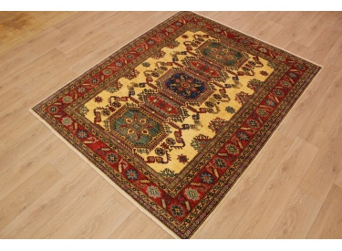 "Kazak" Teppich Orientteppich 228x185 cm Beige