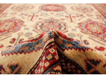 Oriental carpet Kazak virgin wool 268x176 cm Beige