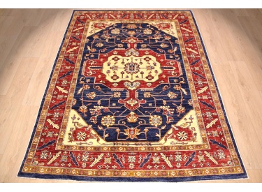 "Kazak" Teppich Orientteppich 242x180 cm Blau