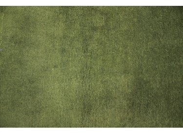 Perser Teppich Gabbeh reiner wollteppich 157x107 cm Grün