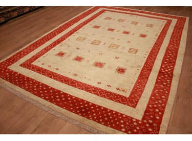 Persian carpet Gabbeh Loribaft wool 319x220 cm