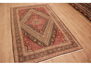 Persian carpet Abadeh pure wool 299x192 cm Red