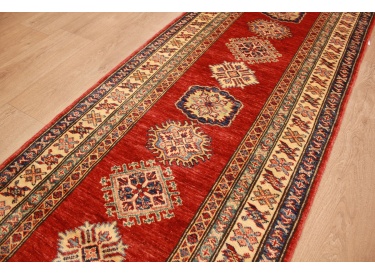 Kazak Teppich Orientteppich Rot 271x80 cm Läufer