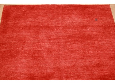 Nomadic persian wool carpet Gabbeh 236x171 cm Red