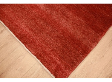 Persian carpet Gabbeh  wool carpet 146x95 cm Red