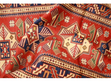 Kazak Shirwan oriental carpet virgin wool red 309x84 cm
