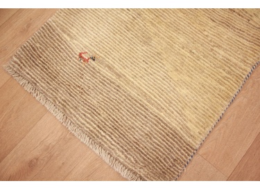 Nomadic Persian carpet Gabbeh wool 100x71 cm