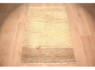 Nomadic Persian carpet Gabbeh wool 100x71 cm