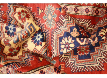 Orient Teppich Kazak aus Schurwolle 163x109 cm Rot