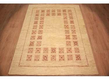 Persian carpet Loribaf pure wool 195x145 cm Beige