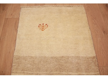 Nomadic Persian carpet Gabbeh wool carpet 102x67 cm